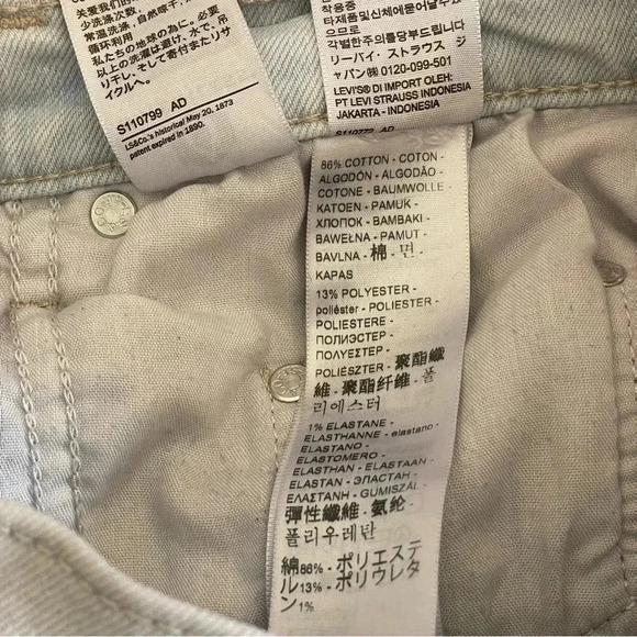 Levi’s Mom Jean Silver Tab High Rise Blue Light Wash Denim Women Size 29 - Picture 7 of 9